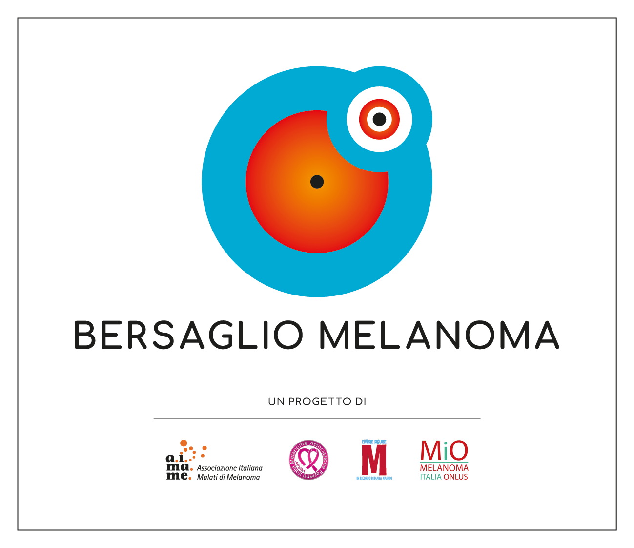 BERSAGLIO MELANOMA LOGO VERTICALE TUTTI